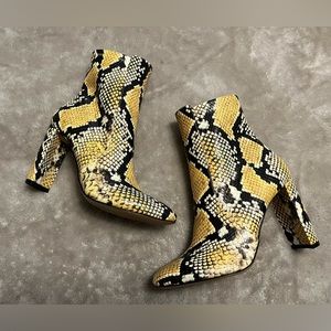 Aldo Snake Booties